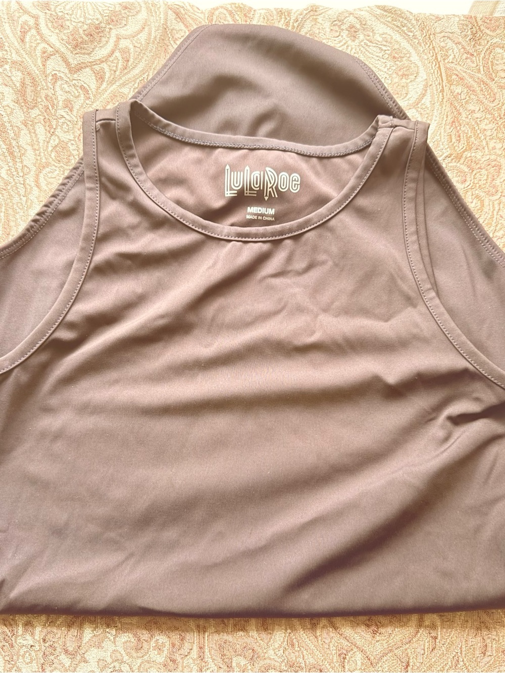 LuLaRoe Women's Medium Sleeveless body suit, brown